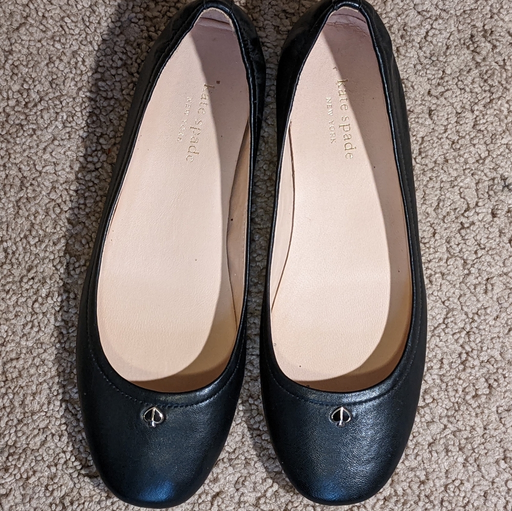 Kate Spade Black Flats